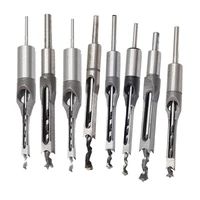 woodworking square hole drill bit set mortise chisel drilling carpenter tools 66 489 51012 71516mm sharp wear resistant