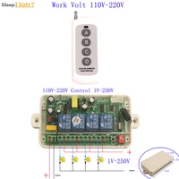 220v relay switch 4 channel wireless 85v 220v 10a 4 ch rf wireless remote control led light switch system receiver 315433mhz