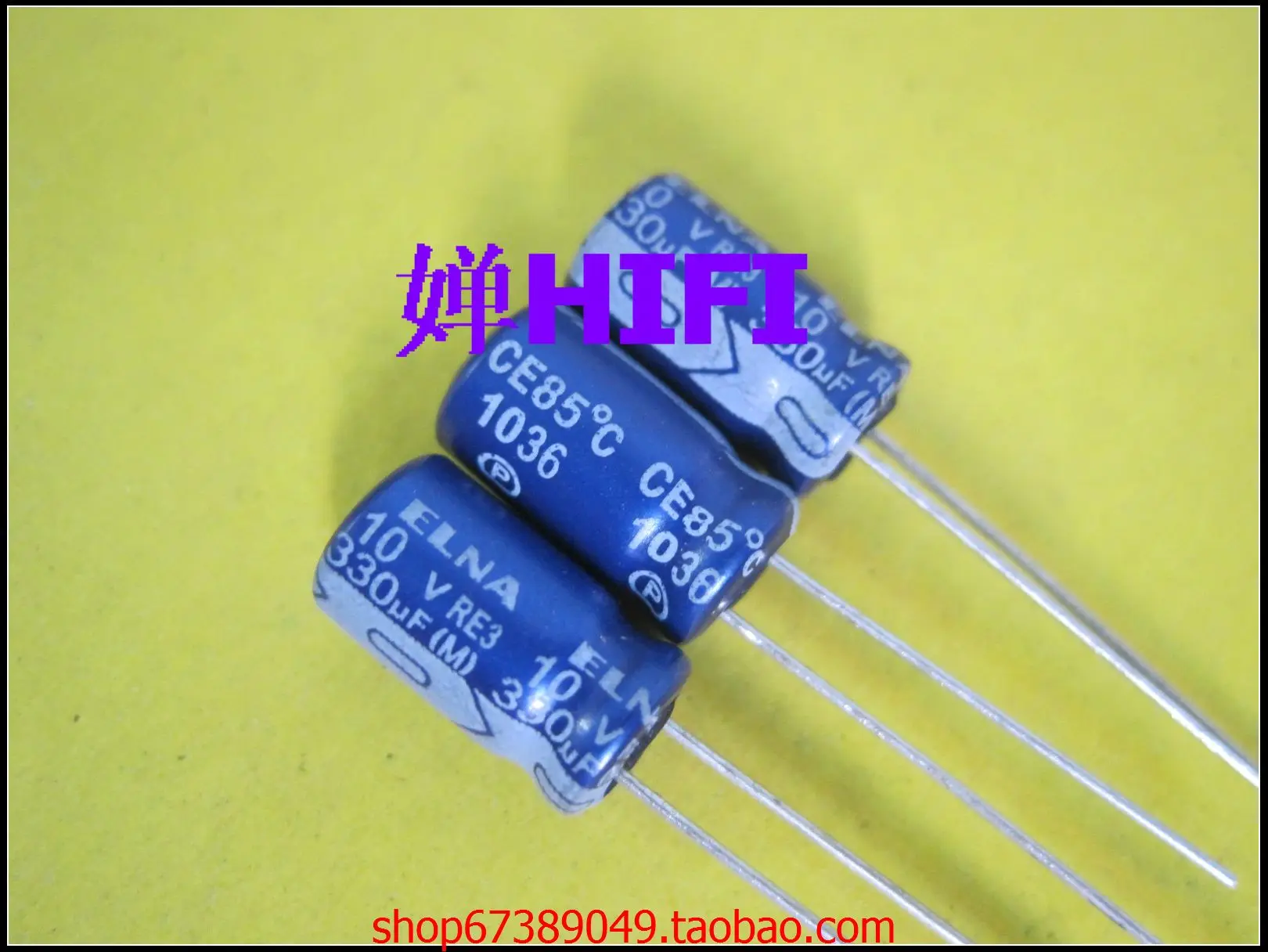 Новый электролитический конденсатор ELNA RE3 10V330UF 6.3x11mm 330 мкФ/10V blue robe мкФ 10V re3 10v 330uF 20