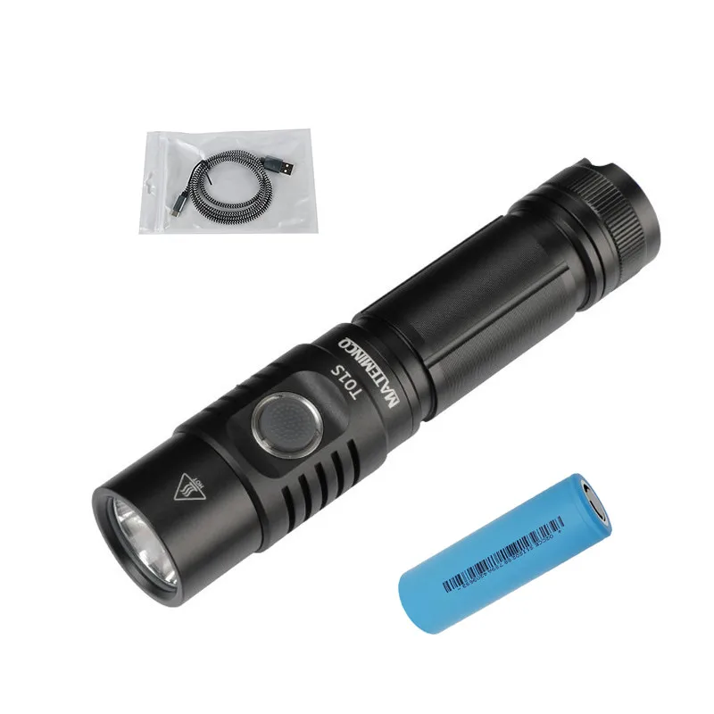 

Mateminco T01S EDC 21700 Battery Self Defense Type-C USB-C Rechargeable Lanterna Tactical Torch High Power LED Flashlight