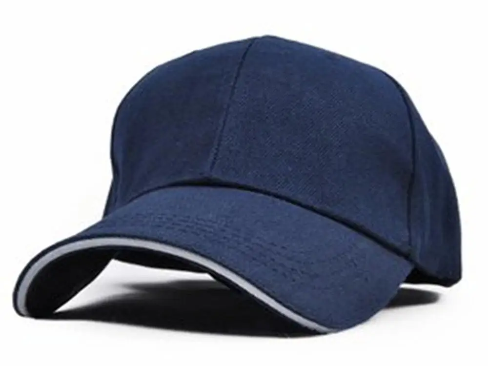

Solid Color Navy Blue Caps Summer Adjustable Men Women Trucker Hat Baseball Cap