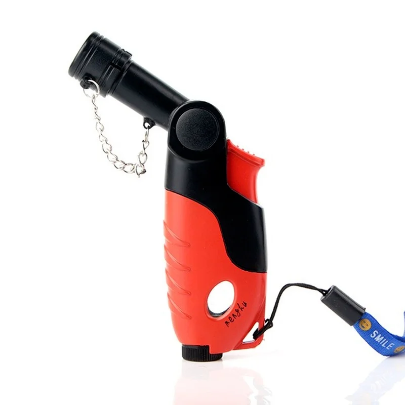 

Gas Butane Lighter Bendable Creative Small Spray Gun Welding Torch Encendedores Smoking Turbo Torch Cigarette Windproof Briquet