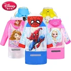 Disney детский плащ, мультфильм Микки и Минни, пончо, сумка, Светоотражающая полоса, надувная шапка, детский плащ для мальчиков и девочек, подарок