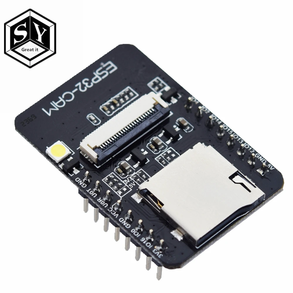 1 шт. Great IT ESP32-CAM WiFi+ модуль Bluetooth модуль камеры макетная плата ESP32 с модулем камеры OV2640 2MP для Arduino
