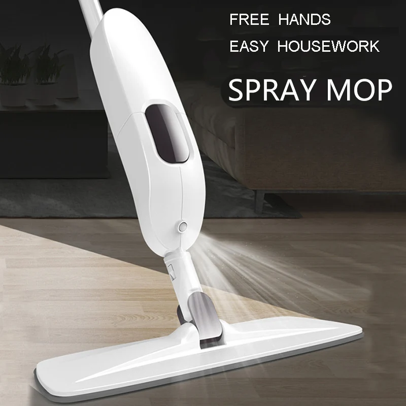 Паровые швабры со спреем волшебные чистящие средства для плоского пола
