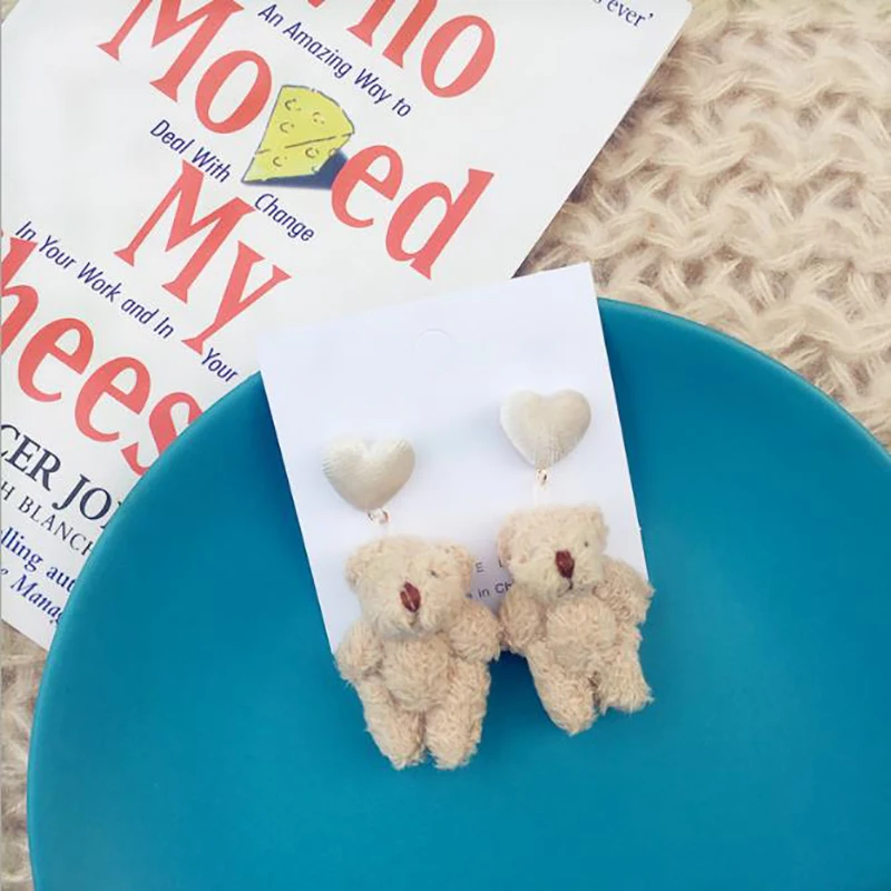 Lateefah модное ювелирное изделие серьги в виде панды себе Висячие серьги-клипсы