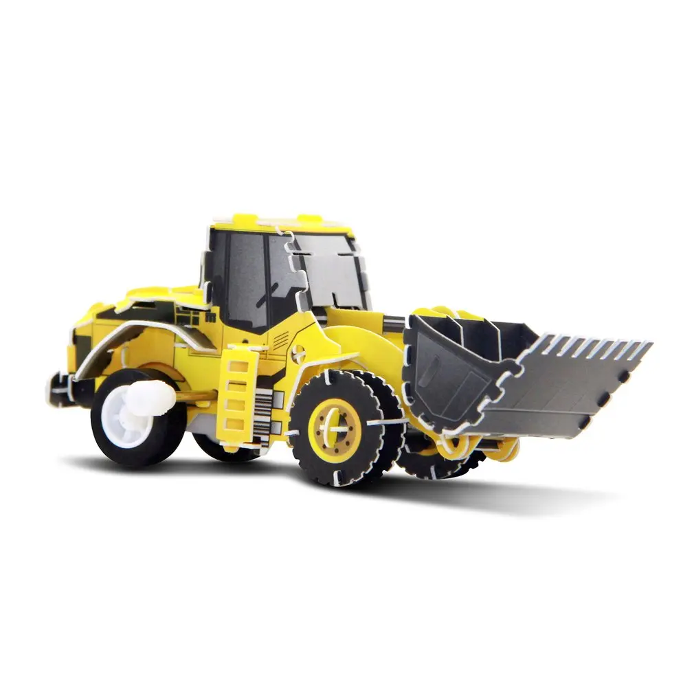 

HWMP-86 Loader Shape Car Model 3D Puzzle Toy For Kids Children Assembling Toys Gift Plaything Funny Construction Assemble Toys