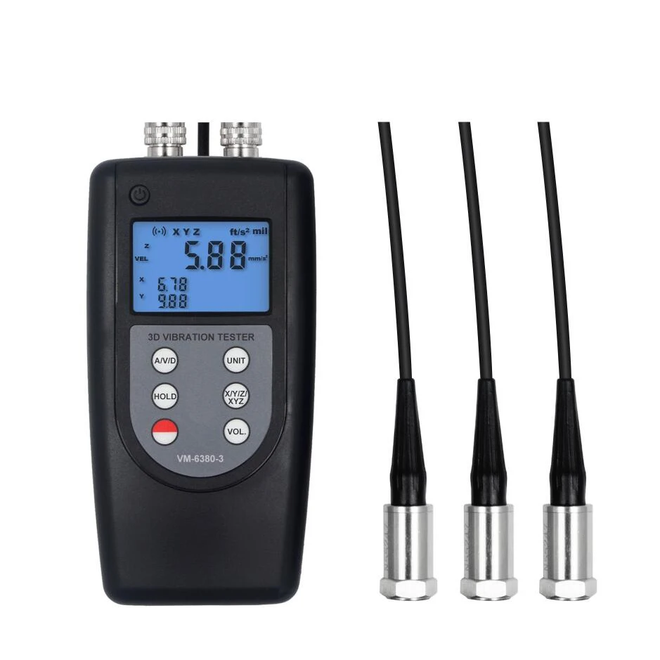 

LANDTEK VM-6380-3 Профессиональный вибрация, используемый для измерения периодического движения контакт тахометр и Фото Тахометр.