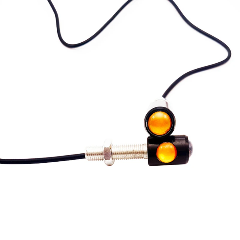 

1 Pcs LED Motorcycle Signal Lamp Super Bright LED Car Number License Plate Bolt Screw Tail Rear Light Brake Fog Lamp Bulb