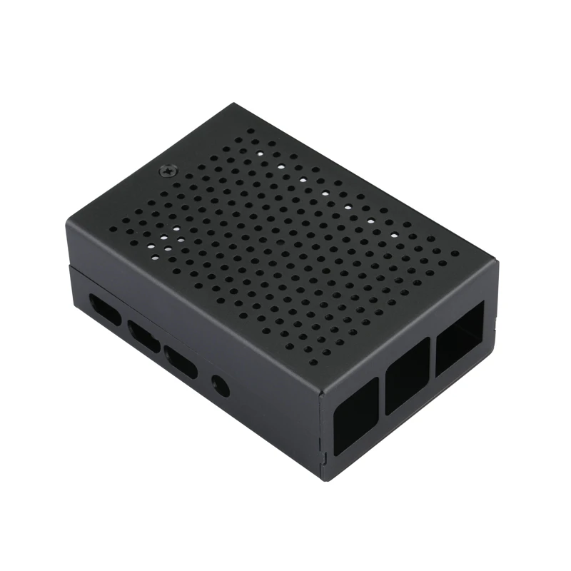 Raspberry Pi 4 Модель B алюминиевый корпус с охлаждающим вентилятором RPI серебристый
