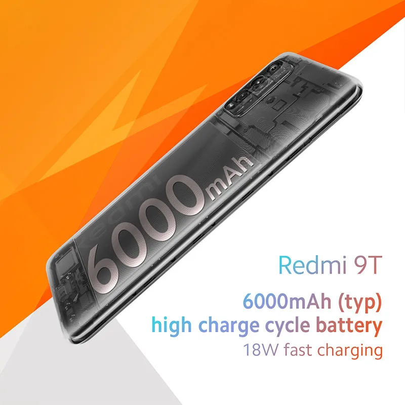 Глобальная версия Xiaomi Redmi 9 T 4 Гб RAM 64 ГБ/128 ГБ ROM т Мобильный телефон Snapdragon 662 Octa Core 48MP