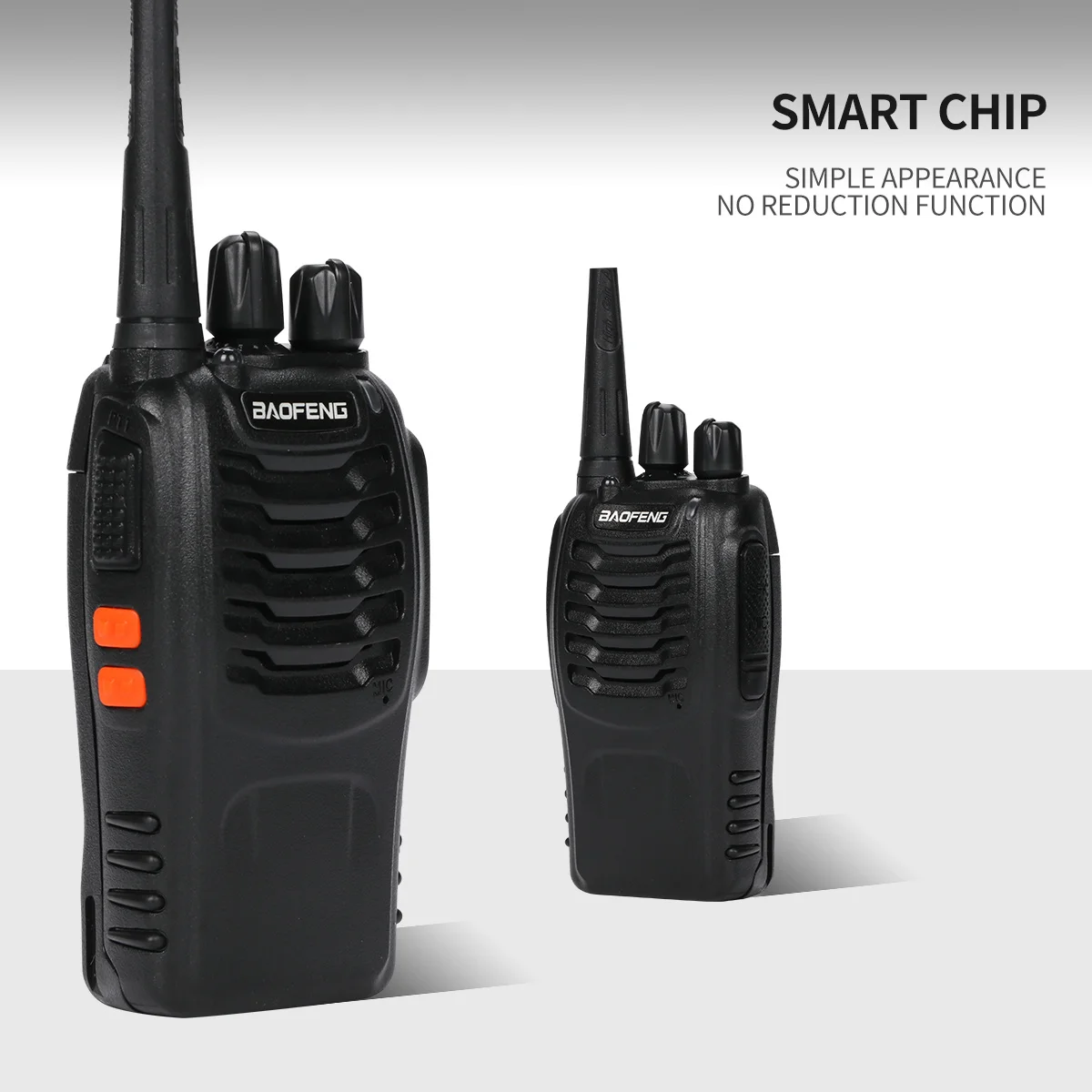 BaoFeng 2pcs BF-888S Walkie Talkie USB Charge Adapter With Earphone UHF 400-480MHZ 2-Way Radio 16CH Long Range