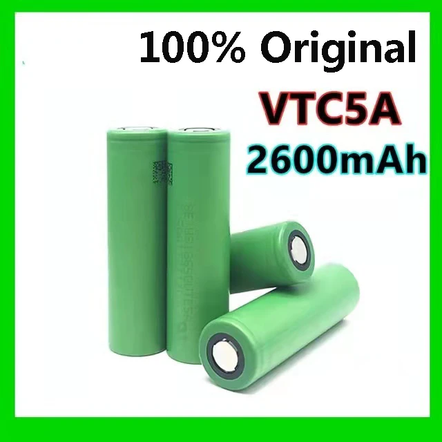 Nuevo.voltaje.recargable.de.3.7V.US18650.VTC5.batería.de.2600mAh.VTC5.18650.reemplazo.de батареи 3 7 в 2600 мАч. | Электроника