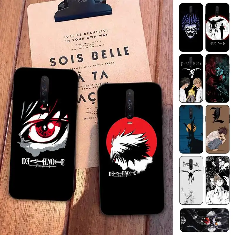 

Death Note Phone Case for Redmi 5 6 7 8 9 A 5plus K20 4X S2 GO 6 K30 pro