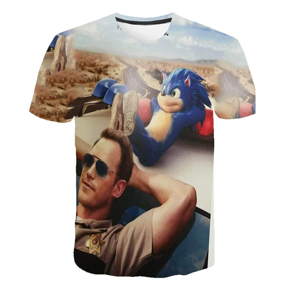 Мужская и женская футболка с забавным 3D принтом Модная удобная креативная