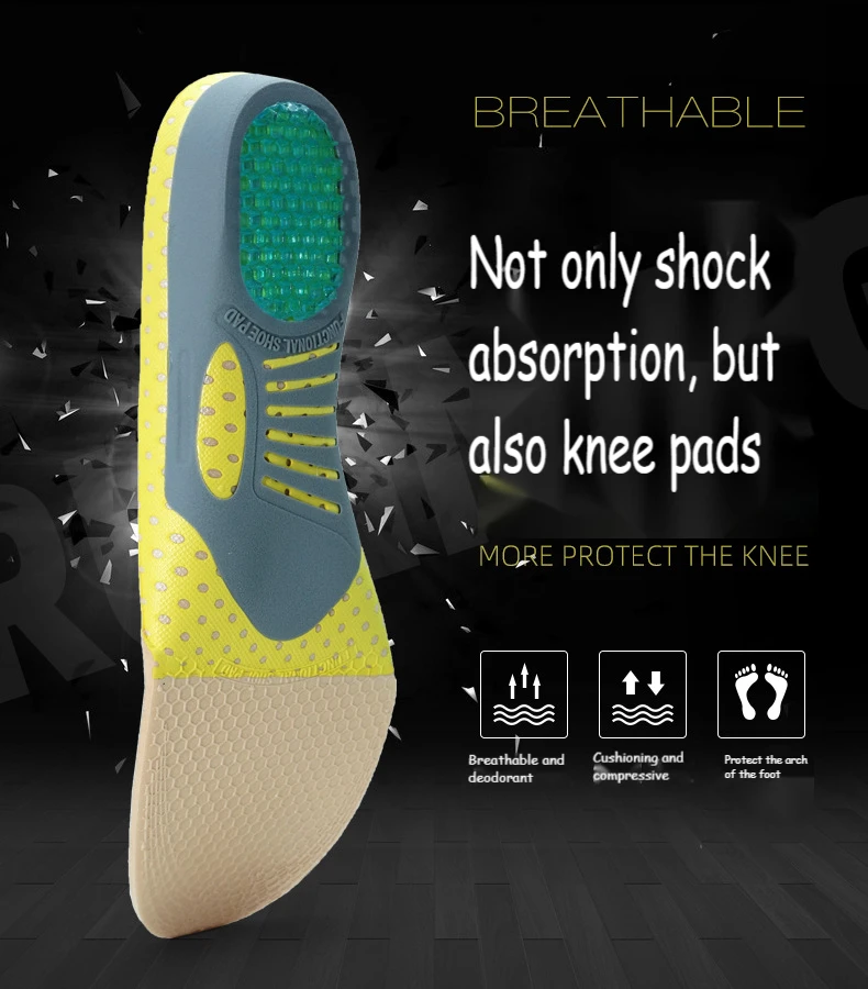 Orthopedic Insoles Orthotics Flat Foot Health Sole Pad For Shoes Insert Arch Support Pad For Plantar fasciitis Feet Care Insoles