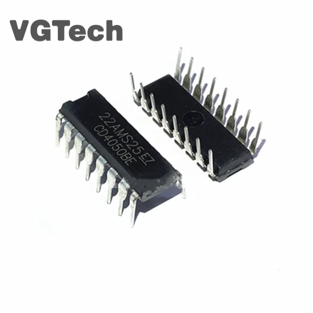 

10 шт. CD4050BE DIP16 CD4050 DIP 4050BE DIP-16 Новый и оригинальный IC