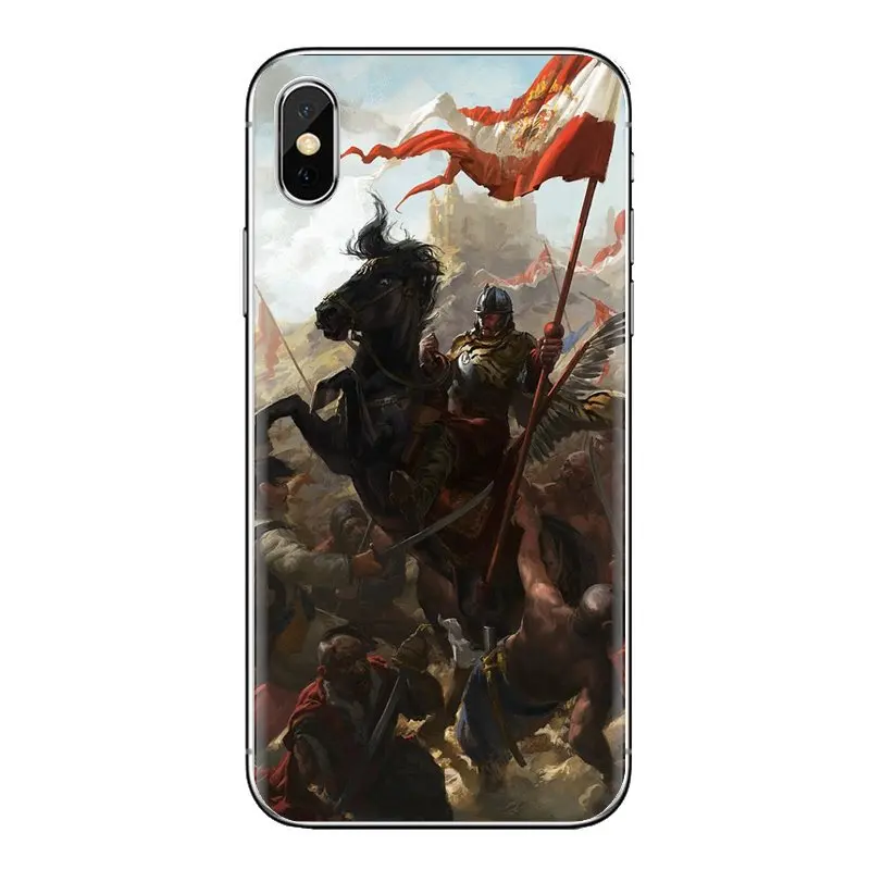 Чехлы для iPhone XS Max XR X 4 4s 5 5S 5C SE 6 6S 7 8 Plus samsung Galaxy J1 J3 J5 J7 A3 A5 Крылатая Hussar King Poland Grand Duke |