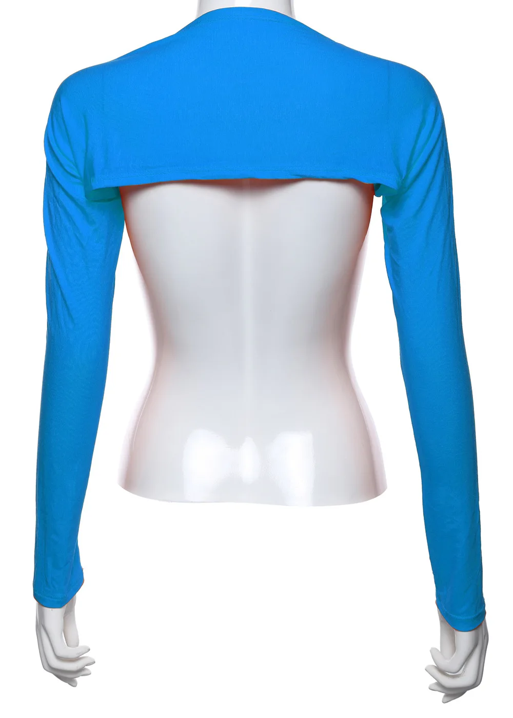 New Fashion One Piece Cotton Sleeves Arm Cover Shrug Bolero Hijab Muslim Islamic 20 Colors Free Shipping - Color: LightBlue