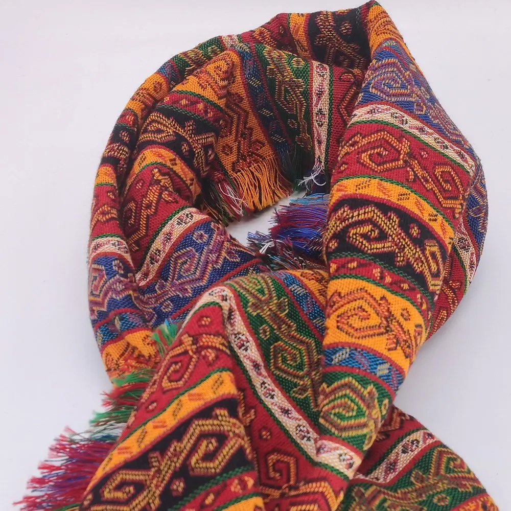 Дизайнерская тканая Женская шаль весна Зима 2020 100*100 см 70% акрил 30% хлопок женские