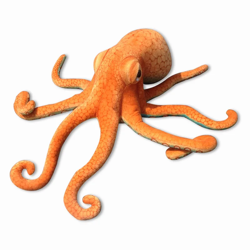 

Giant Simulated Octopus Stuffed Toy High Quality Lifelike Stuffed Sea Animal Doll Plush Toys Spoof Toy for Children Boy Gift