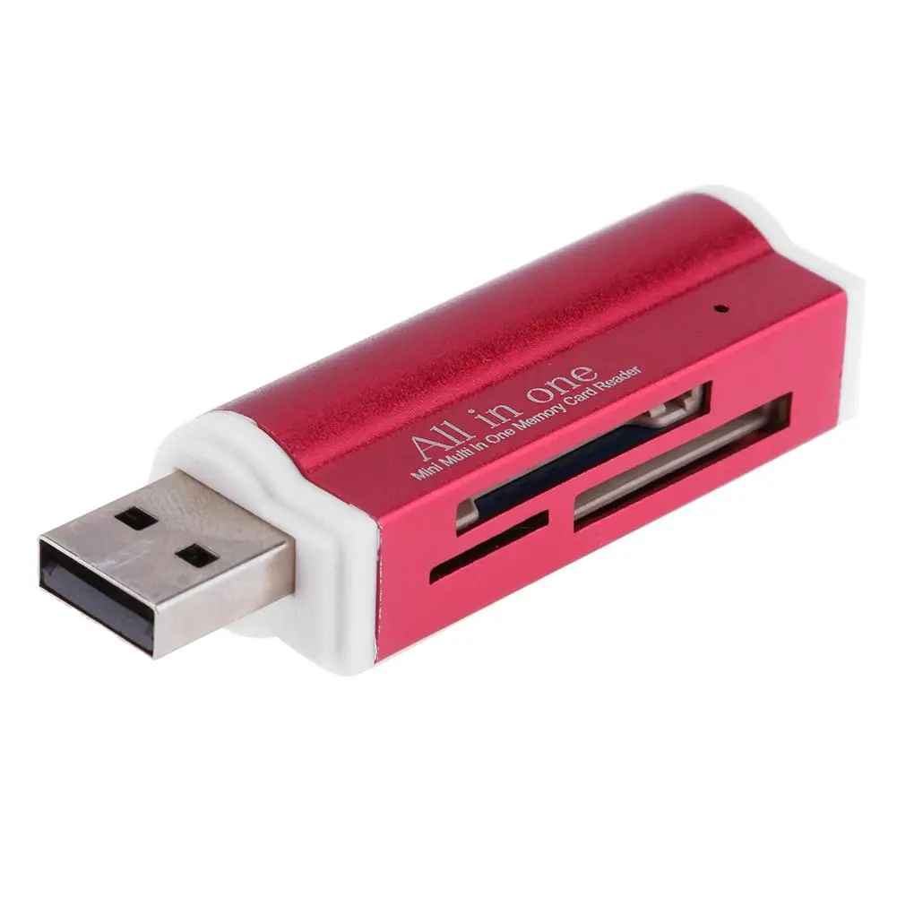 

Card Reader Multi Card Reader All In One USB 2.0 SD/SDHC/Mini SD/MMC/TF Smart Memory Card Reader Flash Drive Cardreader Adapter