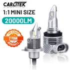 Светодиодные лампы для головных фонарей H4, H7, 9012, 9005, HB3, 9006, HB4, H1, H8, H11, автомобильные лампы H13, H27, PSX24W, противотуманные фары 50 Вт, лм, 1224 в, Plug And Play