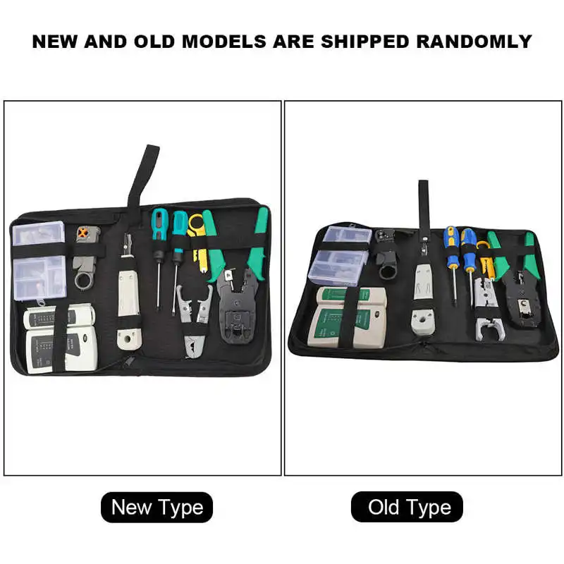 

RJ45 RJ11 Ethernet Cable Hand Crimper Network Tester Tool Set Cable Tools Punch Down Impact Kabel Protector