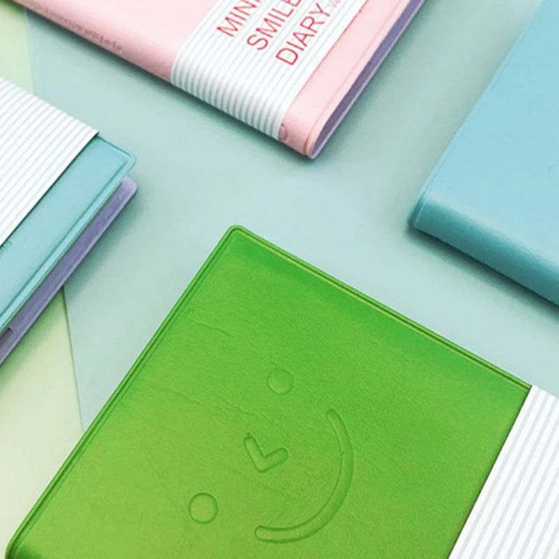 

1pcs/lot 105*80mm New Fashion Candy Color Mini Daily Notebook/notpad/pocket Diary Note Agenda 2021 Planner