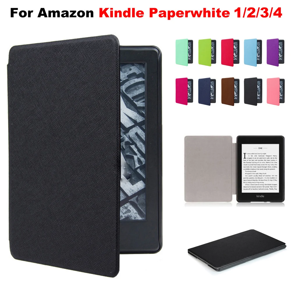 Чехол для Fundas kindle Paperwhite 1 2 3 чехол 6 дюймов кожаный смарт магнитный пробуждения сна