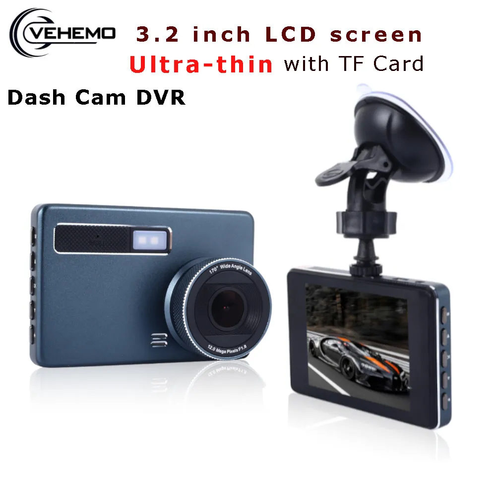 Универсальный Автомобильный видеорегистратор многоязычная циклическая запись