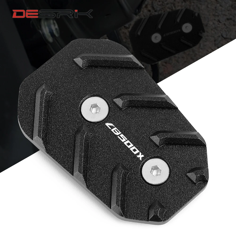 Подставка для мотоцикла нескользящая пластина увеличивающая боковую опору