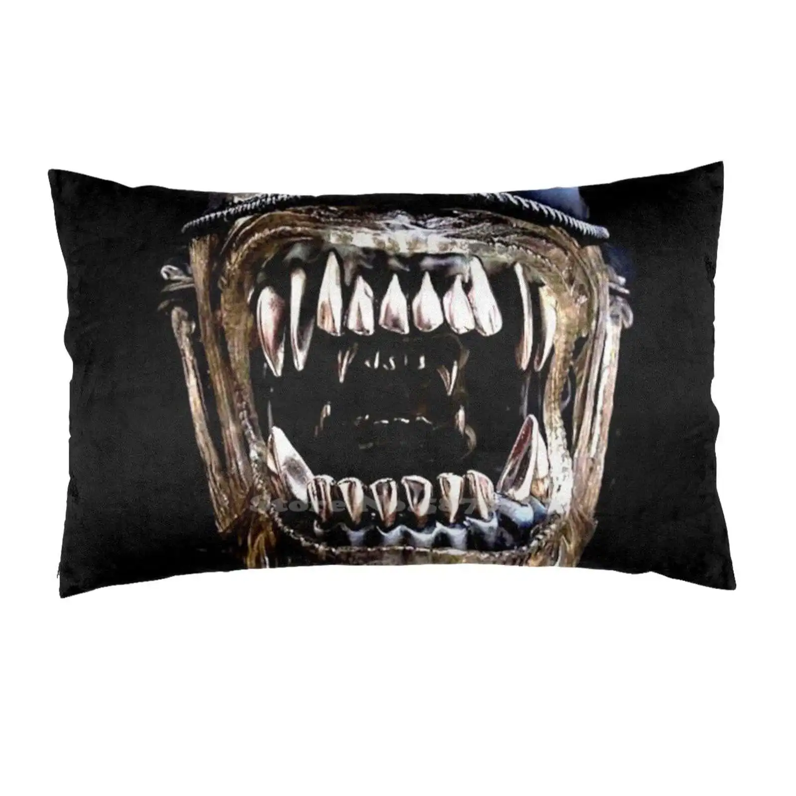 Xenomorph Mouth Bedding Pillow Cases Cover Skull Skulls Skeleton Pattern Patterns Halloween Art |
