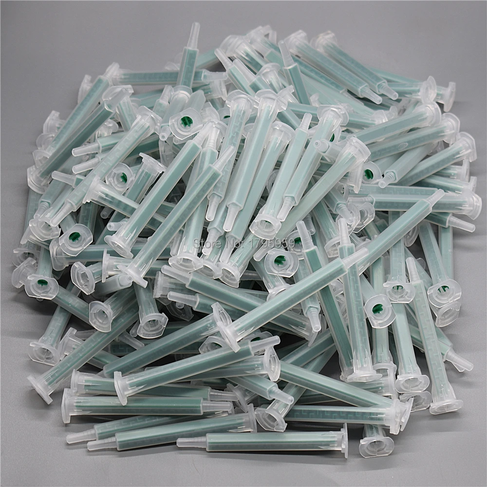 250 шт. смешивающая насадка для смолы AB статический смеситель трубка Шприц Набор 83