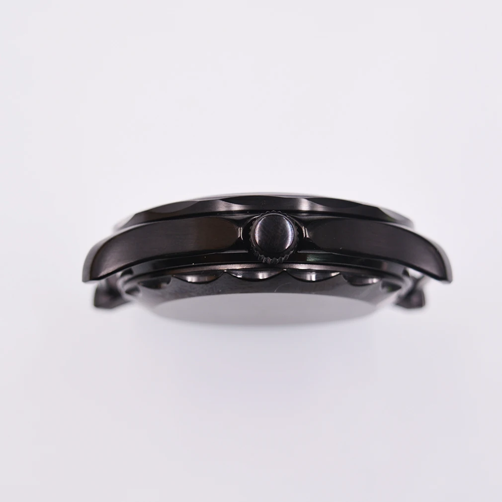 41 мм черная фотография Японское движение NH35 NH36 ETA2836 2824 Miyota 8215 8205 сапфировое стекло