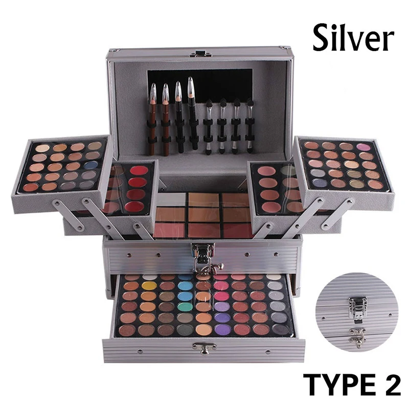 Набор матовых теней для век 94 цвета type1/type2 консилер цветная помада тени палитра