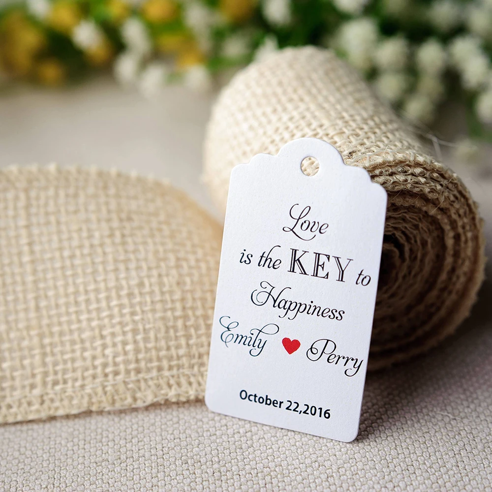 Свадебная этикетка на заказ белые картонные бирки любимые предпочтения банкет