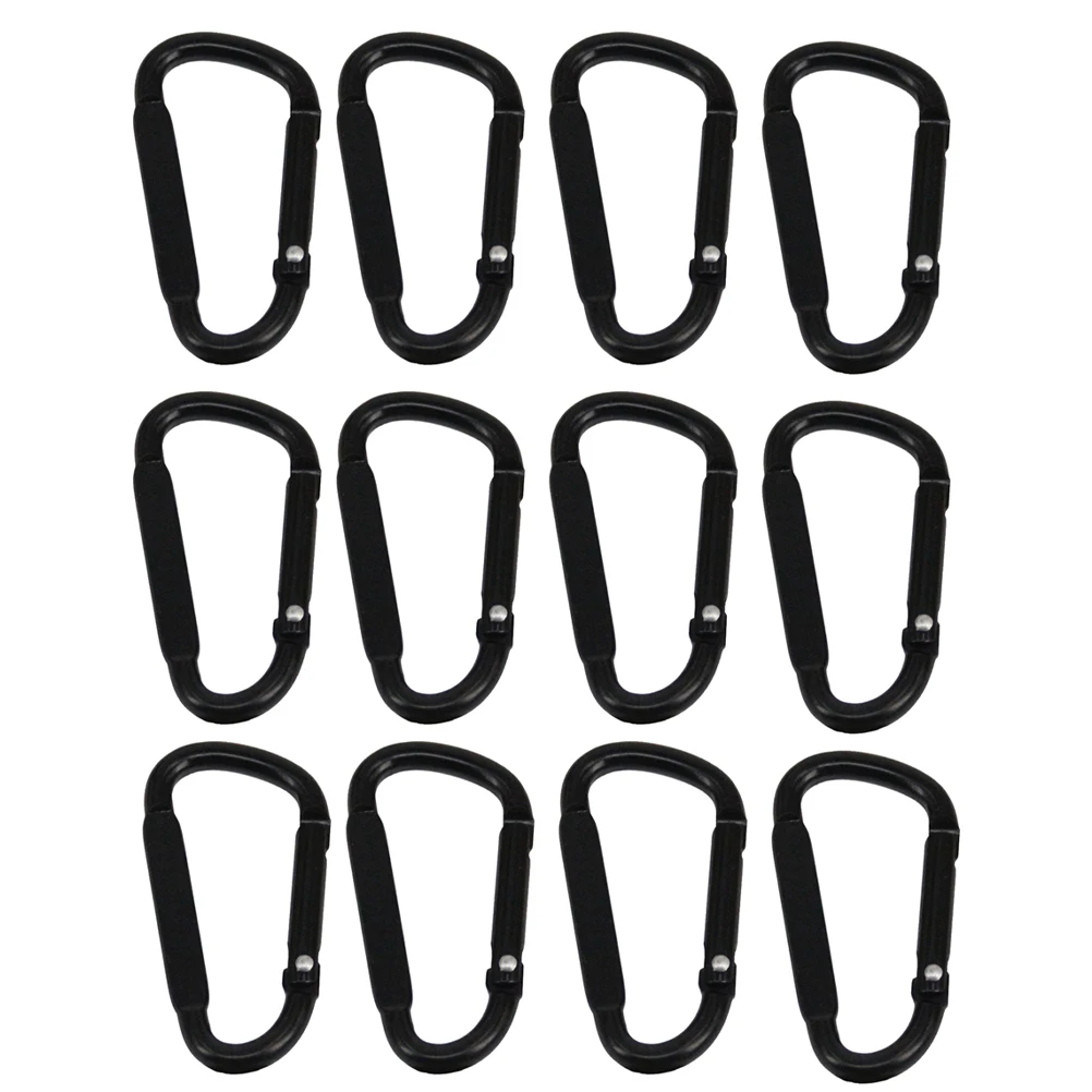 

40Pcs D-shaped Outdoor Climbing Backpack Buckles Practical Camping Buckles