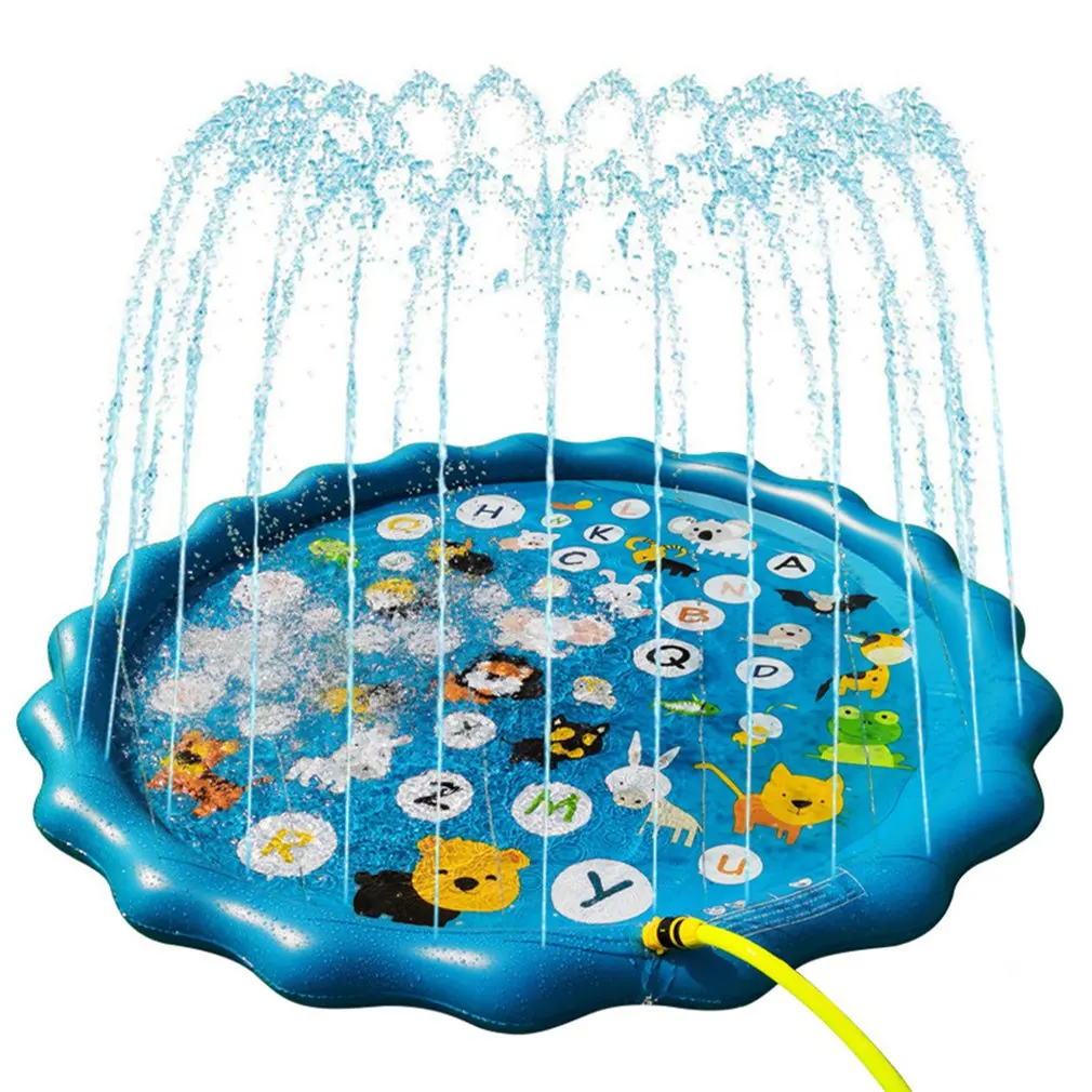 

Summer Outdoor Spray Water Cushion PVC Inflatable Spray Water Toys for Children Play Water Mat Games Beach Lawn Sprinkler Pads