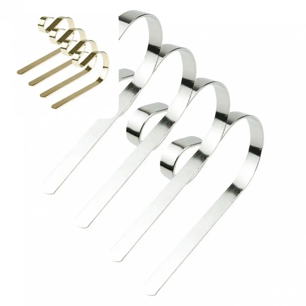 

4Pcs/Set Organizer Hook Useful Xmas Stocking Organizer Hanger Non Slip Good Loading Capacity Storage Hook