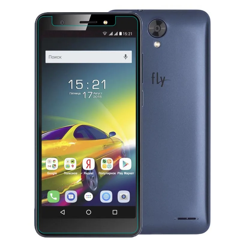 

Закаленное стекло для Fly Power Plus 3 5,45 "9H 2.5D защитная пленка Взрывозащищенная прозрачная защитное покрытие ЖК-экрана