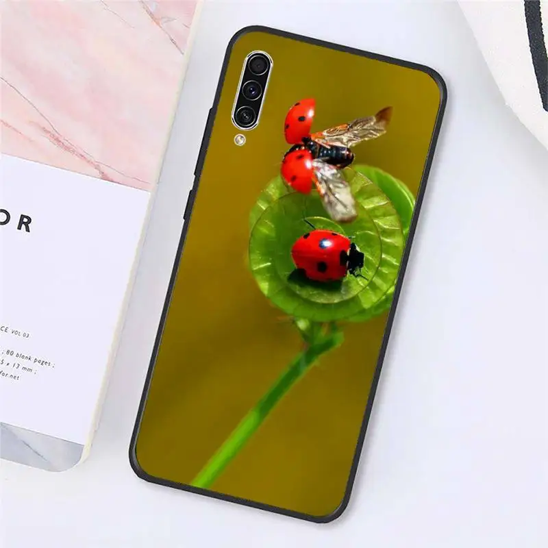 

ladybug cute animal Four leaf clover Phone Case For Samsung galaxy A S note 10 7 8 9 20 30 31 40 50 51 70 71 21 s ultra plus