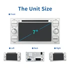 Автомобильный радиоплеер Dasaita 7 дюймов 2 din Android 10,0 для Ford Galaxy S-Max Fusion Fiesta Kuga old Mondeo Авторадио GPS навигатор MAX10