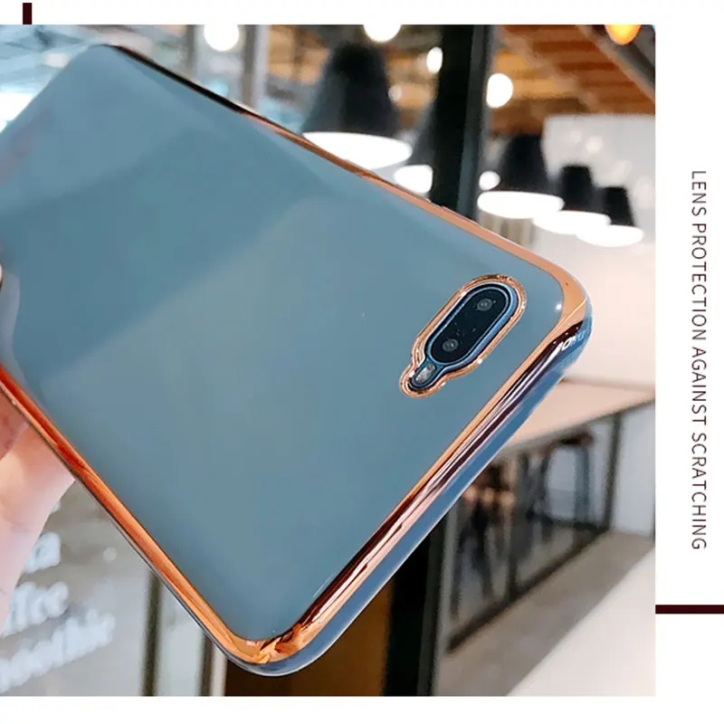 Luxury Silicone Case For Oppo RX17 Neo phone Case For OPPO K1 Cover Shockproof Fundas Ring Stand Holder Cases oppo R15x K1 K3 K9