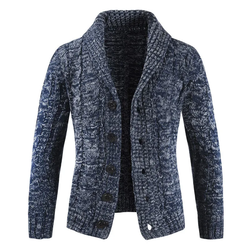 Новинка 2019 лидер продаж мужской белый свитер средней длины кардиган Тренч