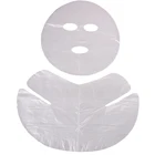 Одноразовые полиэтиленовые маски для ухода за кожей лица, 100 шт.