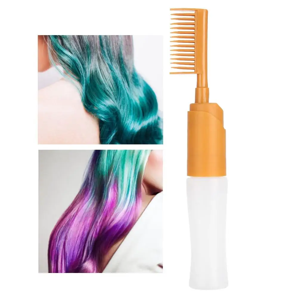 80 мл Краска для волос многоразовый аппликатор бутылок расческа дозировка с