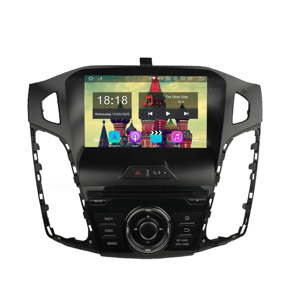 Для Ford 2011 2012 2013 2014 2015 2016 2017 2018 Focus Car DVD Аудио Видео Радио FM RDS стерео GPS навигация android