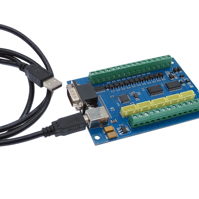 WSFS Горячая CNC драйвер коммутационная Плата USB MACH3 гравировальный станок 5 осей с MPG