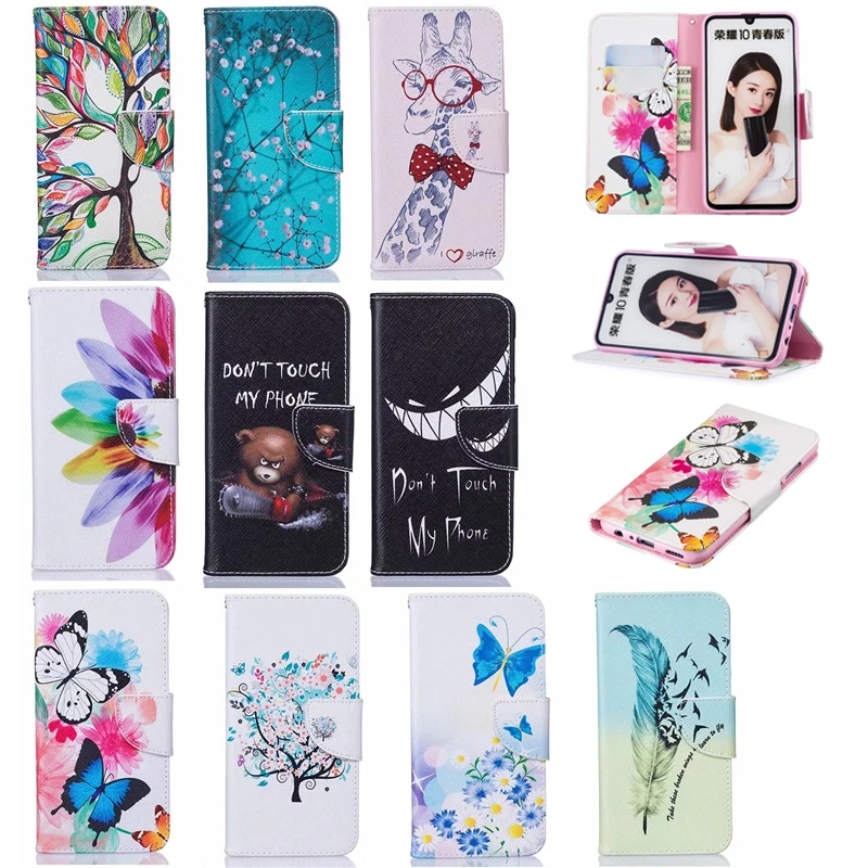 Чехол книжка из искусственной кожи с откидной крышкой для Huawei P Smart Z 2019 чехол